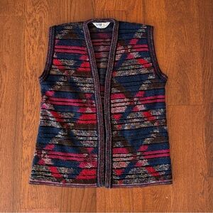 Vintage Sweater Vest Sufer Made in France Wool Alpaca